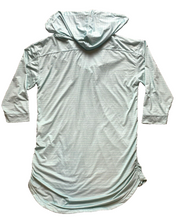 Load image into Gallery viewer, Prana Shirt Womens Medium Ruched Stretch Mantra Cover Up Beach Hoodie Tunic
