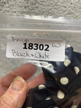 Load image into Gallery viewer, Blondie Nites  Pin-Up Dress Womens 11 Black White Polkadots Halter Cocktail Lady
