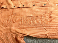 Load image into Gallery viewer, G-Unit Shirt Adult 2XL Orange Button Up Tools of the Trade Pocket 50 Cent Mens
