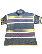 Load image into Gallery viewer, VTG JJ Oliver Shirt Adult Extra Large Navy Maroon Rugby Golf Polo 90s Mens
