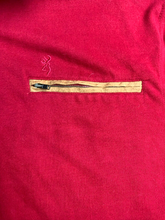 Load image into Gallery viewer, Browning Sweatshirt Adult Large Red 1/4 Zip Outdoor Sweater Deer Head Mens
