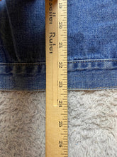 Load image into Gallery viewer, JBD Just Black Denim Jacket Women Medium Blue Jean Trucker Puppies Make Me Happy
