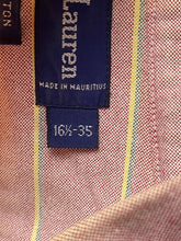Load image into Gallery viewer, Ralph Lauren Shirt Adult 16.5/35 (2XL) Cranberry Button Up Flesh Pony Casual Men
