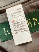Load image into Gallery viewer, Lauren Ralph Lauren Sport Coat Mens 39R Silk Wool Herringbone Suit Blazer
