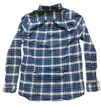 Load image into Gallery viewer, Vineyard Vines Shirt Youth Large Green Blue Whale Flannel Button Up Casual Boys
