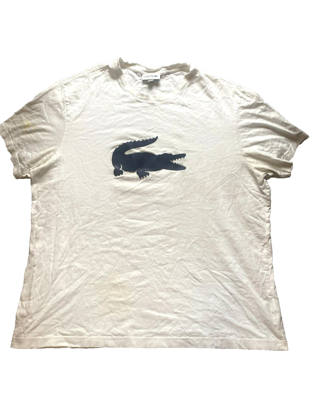 Lacoste Shirt Womens 4XL XXXXL Regular Fit Large Crocodile Patchwork Logo Ladies