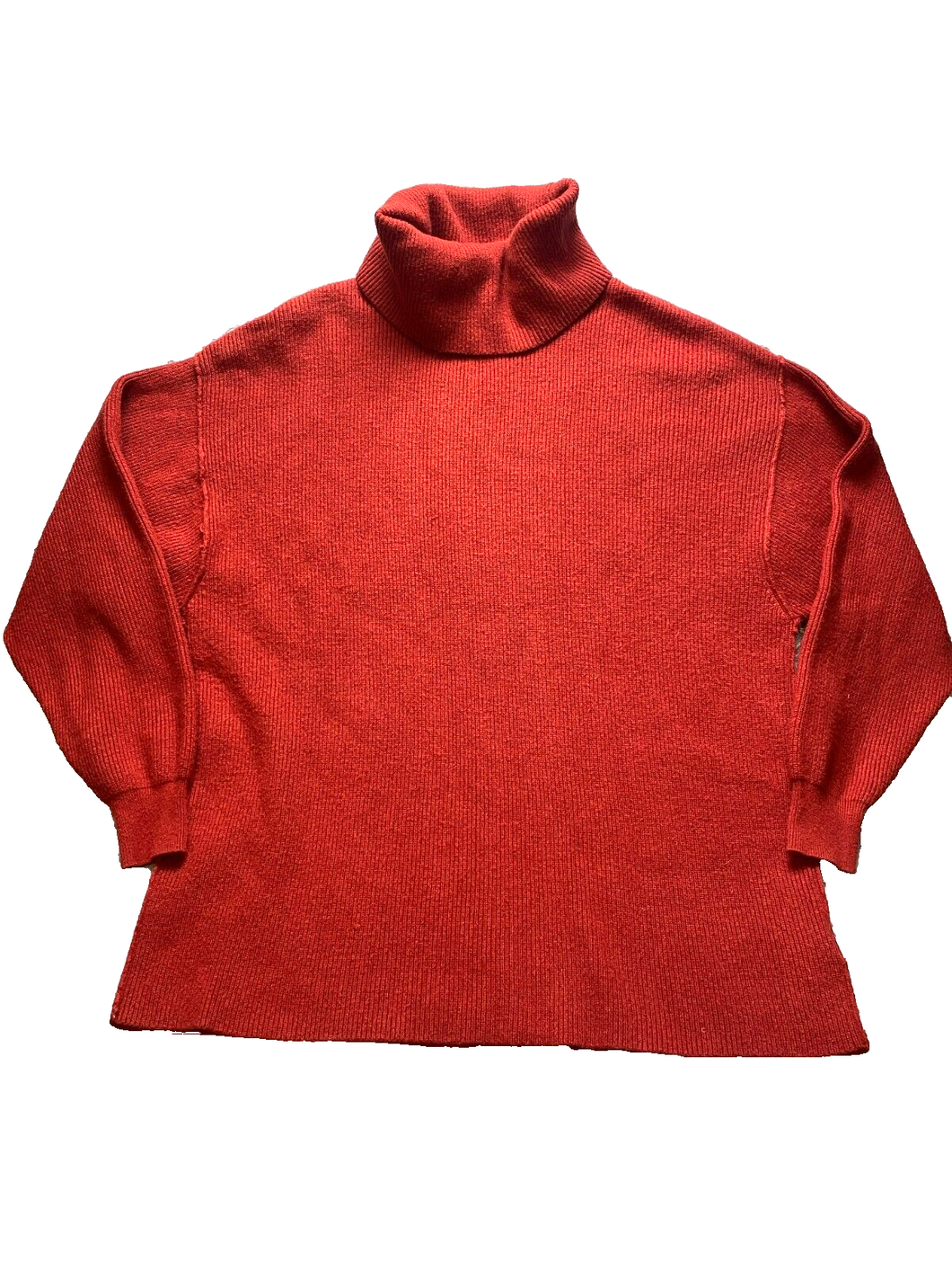 Free People Sweater Womens Small Turtleneck Rayon Nylon Outerwear Pullover Lady