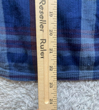 Load image into Gallery viewer, Prana Shirt Womens Small Blue Plaid Fillary Oversized Organic Cotton Ladies
