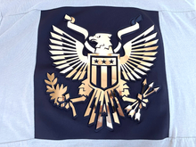 Load image into Gallery viewer, Contender Shirt Adult 2XL XXL Beige American Eagle Shield Streetwear Skater Mens
