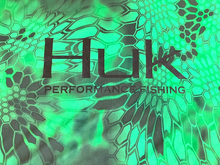 Load image into Gallery viewer, HUK Shirt Adult Small Green Performance Fishing Outdoor Spandex Camo Inferno Men
