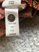 Load image into Gallery viewer, Lucky Brand Shirt Womens Medium Red Black Retro Hippie Festival Button Up Ladies
