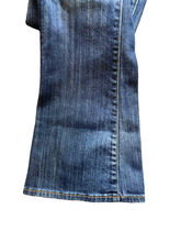 Load image into Gallery viewer, Lucky Brand Jeans Womens 8/29 (34x31) Blue Ringspun Dungarees Flare Denim Ladies
