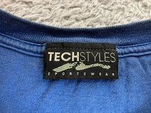 Load image into Gallery viewer, Dolphin Shirt Adult Extra Large Blue Cruising Adventure Techstyles USA Mens
