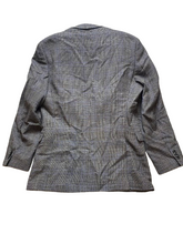 Load image into Gallery viewer, Tommy Hilfiger Sport Coat Mens 42L Gray Blue 100% Wool Suit Blazer Houndstooth
