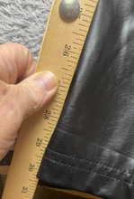 Load image into Gallery viewer, Highway Pants Womens 7 (30x30) Black Leather Cargo Nylon Outdoor Biker Flared
