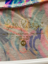 Load image into Gallery viewer, Lilly Pulitzer Shirt Womens Extra Small Pelican Pink Flamingos Stretch Peasant
