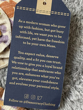 Load image into Gallery viewer, Democracy Shirt Womens Extra Large Tan Lavender AOP Floral Ruffle Trim Boho NWT
