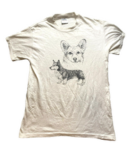 Load image into Gallery viewer, VTG Pembroke Welsh Corgi Shirt Adult Medium White Single Stitch Cindy Furmen 80s
