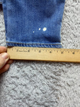 Load image into Gallery viewer, McGuire Anthropologie Jeans Womens (30x28) Blue Denim Whiskered Acid Wash USA
