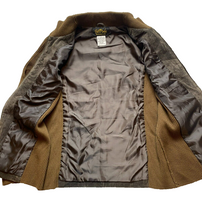 Load image into Gallery viewer, Bob Mackie Jacket Womens Small Brown Oversized Wearable Art Zip Up Embroidered
