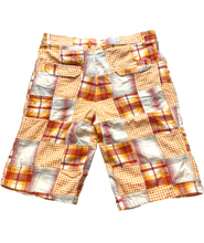 Load image into Gallery viewer, Five Elementz Shorts Adult 38 Orange Red Bermuda Baggy Hip Hop 13" Inseam Mens
