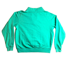 Load image into Gallery viewer, PINK Victoria's Secret Sweatshirt Womens Medium Green Oversized 1/4 Zip Fleece
