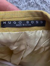 Load image into Gallery viewer, Hugo Boss Suit Coat Adult Size 40R Yellow Einstein Virgin Wool Blazer Mens
