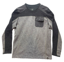 Load image into Gallery viewer, Prana Sweater Adult Medium Black Gray Lonan Wool Nylon Pocket Outerwear Mens
