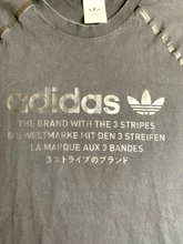 Load image into Gallery viewer, Adidas Shirt Adult Medium Black Trefoil Three Stripes Logo Streetwear NMD Mens
