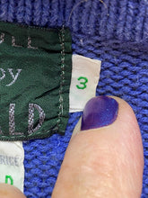 Load image into Gallery viewer, VTG Pull By Herald Shirt Adult 3 Blue White Striped Collared Knitted Polo Mens
