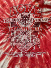 Load image into Gallery viewer, Track Field Shirt Adult Medium Red Invitational Barron Stadium Rome Georgia Mens
