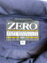 Load image into Gallery viewer, Zero Restriction Jacket Adult Extra Large Navy Blue Windbreaker Golf Preppy Mens
