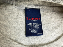 Load image into Gallery viewer, VTG Tommy Hilfiger Jeans Shirt Adult Large Gray Spell Out Hip Hop Baggy 90s Mens
