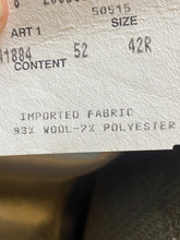 Load image into Gallery viewer, Hugo Boss Two Piece Suit Adult 42R Gray  Einstein Wool Jacket And Pants Men
