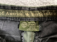 Load image into Gallery viewer, Boy Scouts of America Shorts Youth 8 (24x9) Army Green Cargo Pocket Outdoor Boys
