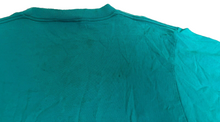 Load image into Gallery viewer, VTG Peanuts Shirt Womens Large Teal Green Lucy Charlie Brown Burned Calories 80s
