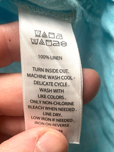 Load image into Gallery viewer, Sigrid Olsen Shirt Womens Medium Blue 100% Linen Oversized Loose Casual Ladies
