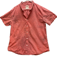 Load image into Gallery viewer, Levi's Shirt Adult Extra Large Heather Red Button Up Casual Workwear Mens
