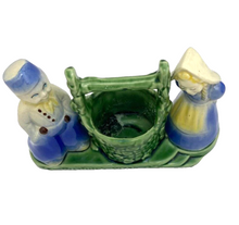 Load image into Gallery viewer, Shawnee Wishing Well Planter Art Pottery Dutch Boy &amp; Girl No. 710
