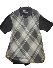 Load image into Gallery viewer, Southpole Shirt Adult 2XL XXL Black Argyle Diamond Preppy Casual Golf Polo Mens
