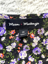 Load image into Gallery viewer, Mason &amp; Mackenzie Shirt Womens Small Oversized Boxy Boho Hippie Peasant Ladies
