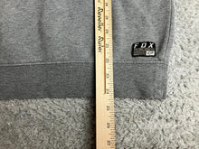 Load image into Gallery viewer, FOX Sweatshirt Adult Medium Gray Black Hoodie Sweater Racing Fleece Pullover Men
