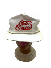 Load image into Gallery viewer, VTG Zeller Electric Hat Cap Adult Strapback One Size White Baseball USA Made
