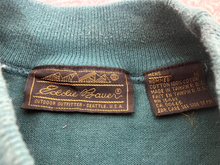 Load image into Gallery viewer, Vintage Eddie Bauer Sweater Adult Medium Blue White Teal Outdoor Outfitter Mens
