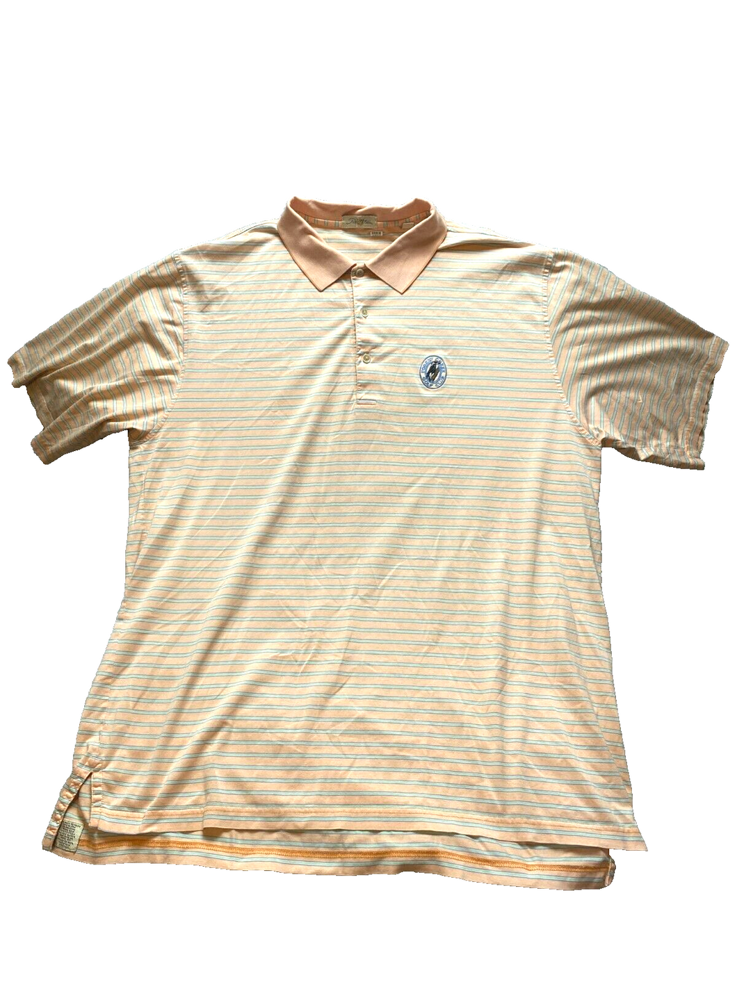 Peter Millar Shirt Adult Extra Large Crown Forest Creek Golf Club Polo Mens