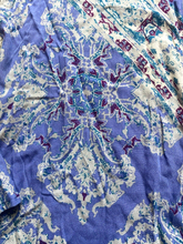 Load image into Gallery viewer, Free People Shirt Womens Medium Blue Magic Mystery Hippie Bell Sleeve Boho
