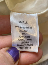 Load image into Gallery viewer, Anthropologie Comme Toi Skirt Womens Small (27x24) A-Line Midi Linen Pockets
