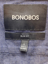 Load image into Gallery viewer, Bonobos Shirt Adult Large Denim Blue Slim Fit Long Sleeve Dress Casual Mens
