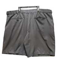 Load image into Gallery viewer, PGA Tour Shorts Adult 44 Charcoal Gray Chino Pleated Golf Casual Performance Men
