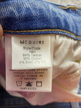 Load image into Gallery viewer, McGuire Anthropologie Jeans Womens (30x28) Blue Denim Whiskered Acid Wash USA
